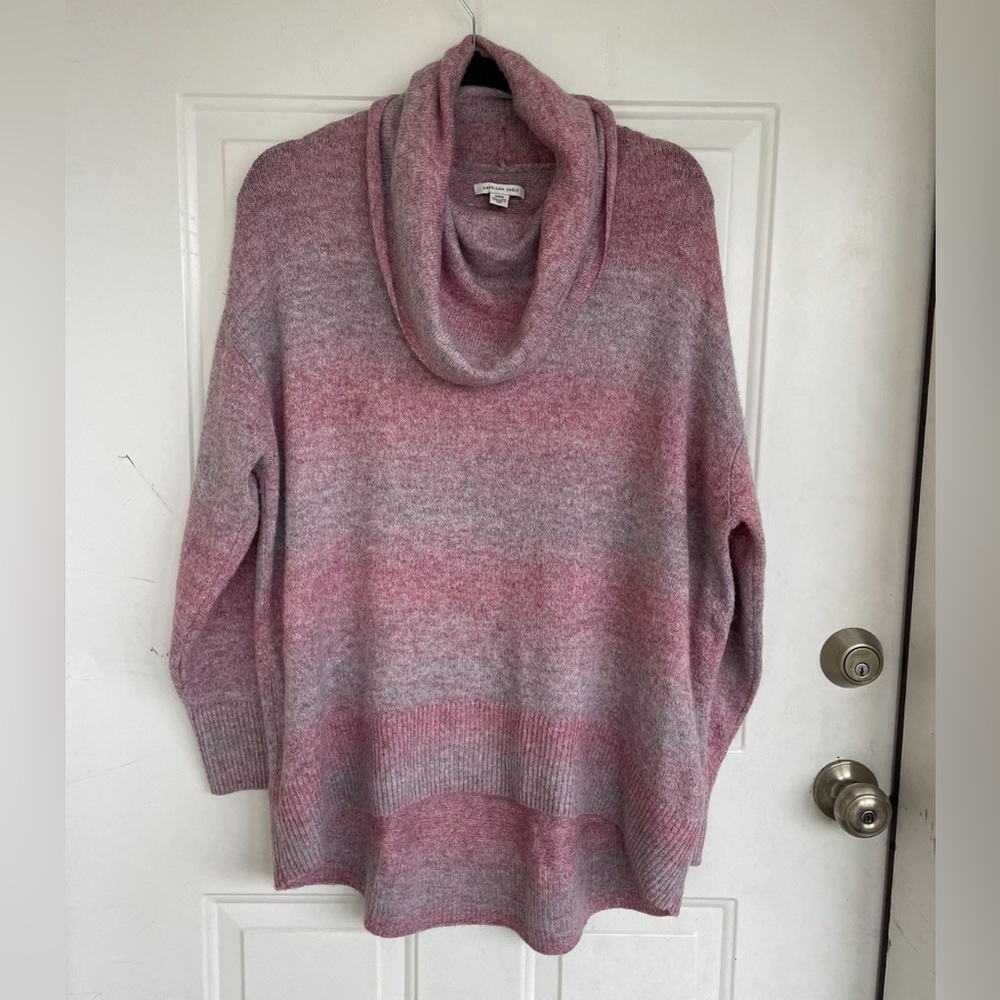 American Eagle Lady’s-Cowl Neck Pullover-Tunic Sweater Size M